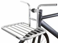 BLB Brick Lane Bikes Flat Rack Stuur Rack - Gepolijst Zilver -Goedkope Mountainbikes Winkel 0033649 blb flat rat handlebar rack polished silver