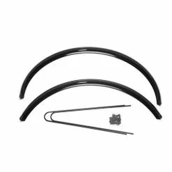 Pelago Aluminium Spatborden Voor 700C Banden - Zwart