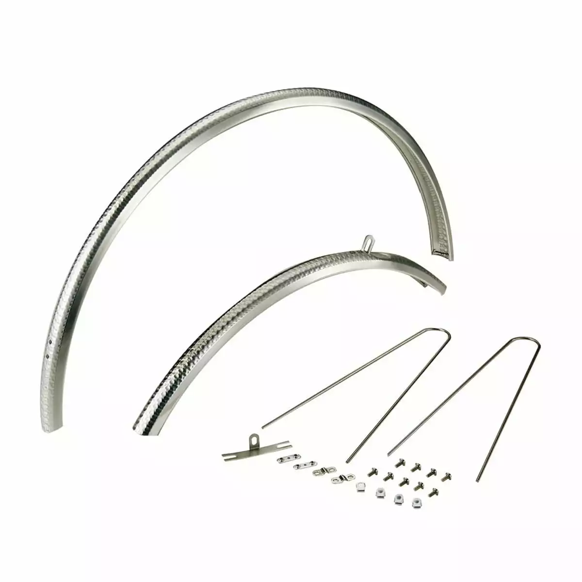 Dia-Compe ENE Spatbordset F-2 - Zilver 1 Dia-Compe ENE Spatbordset F-2 - Zilver