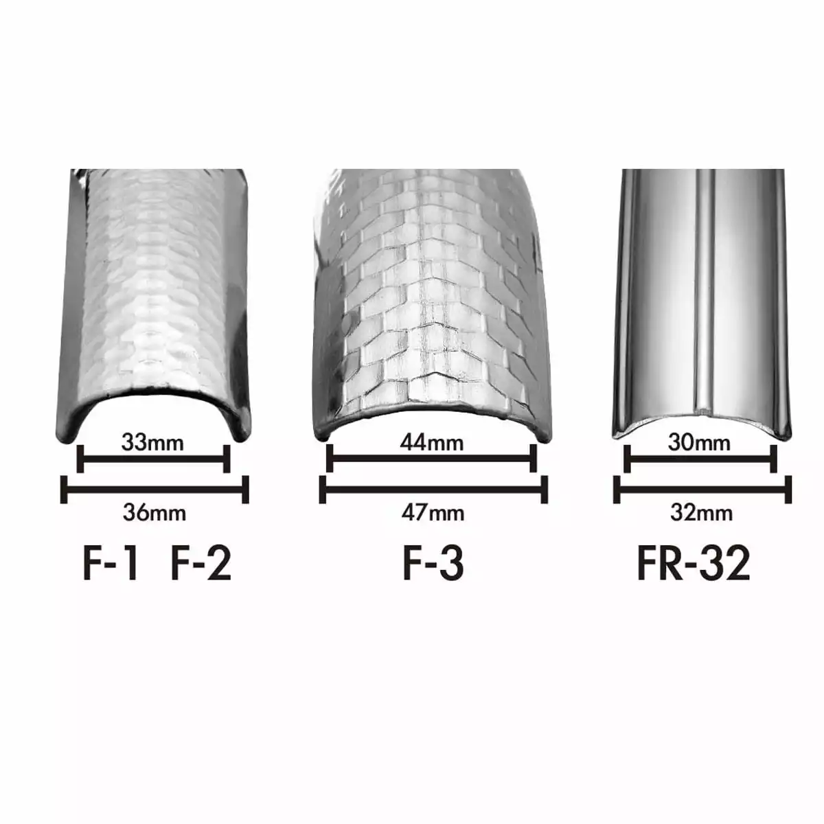 Dia-Compe ENE Spatbordset F-2 - Zilver 2 Dia-Compe ENE Spatbordset F-2 - Zilver - Afbeelding 2