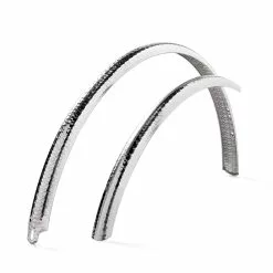 Creme Cycles Blingers Spatbord Set Gehamerd Zilver