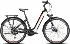Conway Cairon T 3.0 625 Pearl White / Black Metallic E-Bike Trekkingfiets Lage Instap
