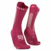 Paar Compressport Pro Racing Socks V4.0 Bike Pink