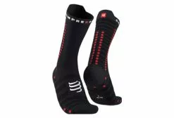 Paar Compressport Pro Racing Sokken V4.0 Ultralight Bike Zwart