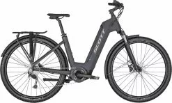 Scott Sub Cross ERIDE 20 EQ Unisex Dark Grey / Brushed Metallic E-Bike Crossfiets Lage Instap