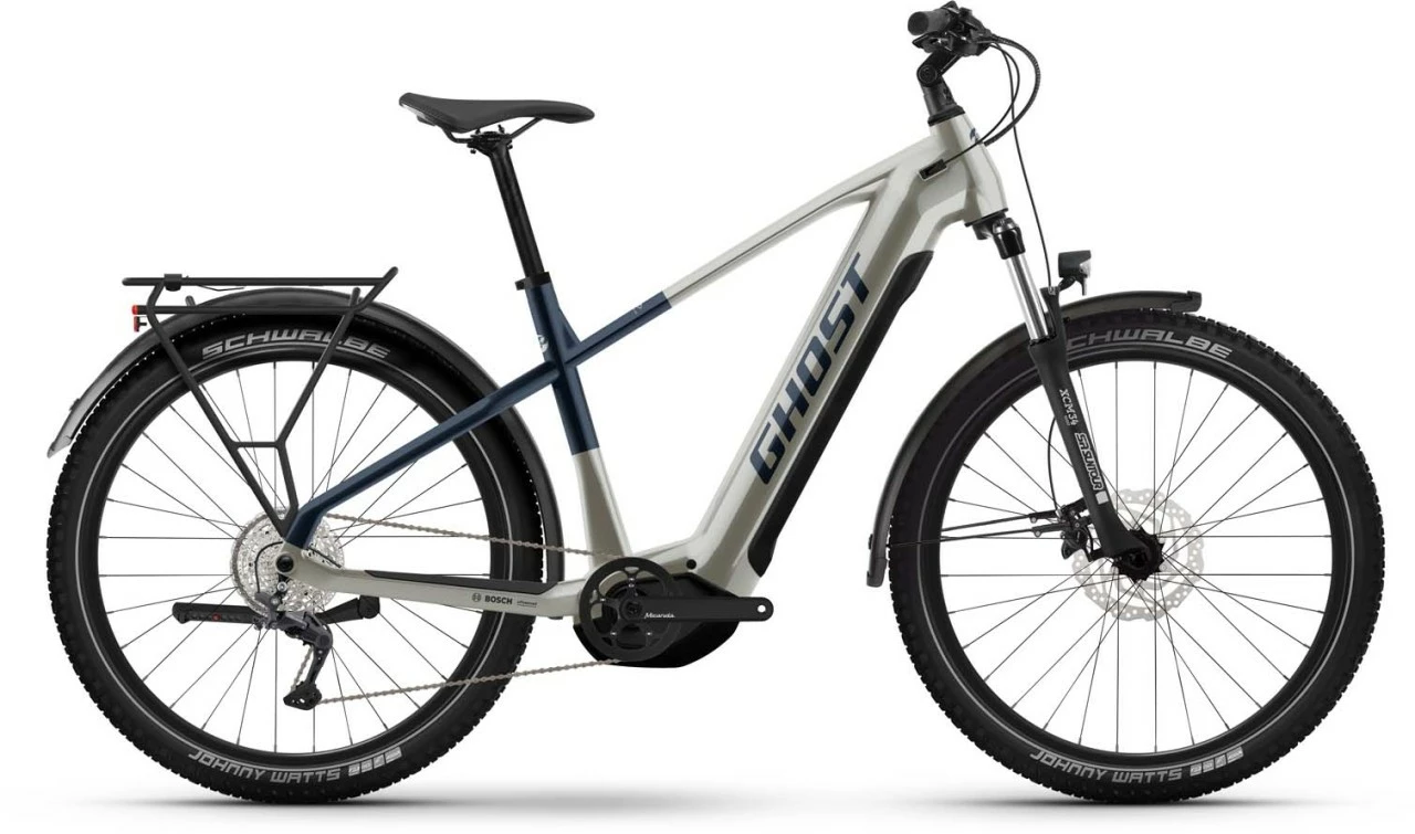 Ghost E-Teru Universal EQ Pearl Warm Grey / Pearl Dark Blue E-Bike Hardtail Mountainbike 1 Ghost E-Teru Universal EQ Pearl Warm Grey / Pearl Dark Blue E-Bike Hardtail Mountainbike