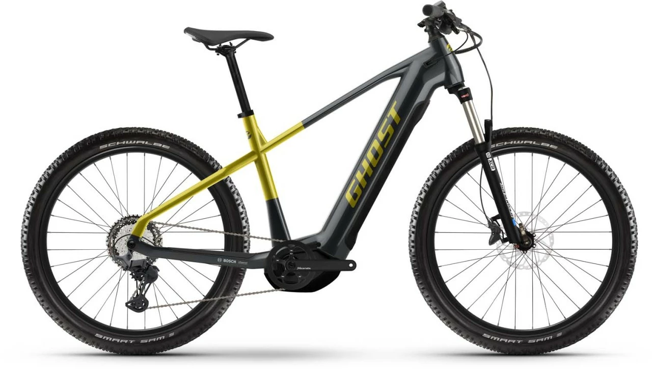 Ghost E-Teru Advanced Metallic Anthracite / Metallic Gold Yellow E-Bike Hardtail Mountainbike 1 Ghost E-Teru Advanced Metallic Anthracite / Metallic Gold Yellow E-Bike Hardtail Mountainbike