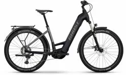 Ghost E-Teru Advanced EQ Low Black / Dark Grey E-Bike Hardtail Mountainbike Lage Instap