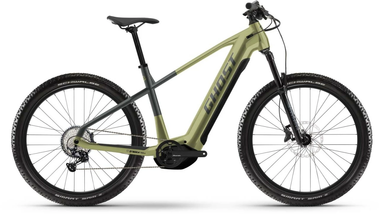Ghost E-Teru Pro Light Kaki / Black E-Bike Hardtail Mountainbike 1 Ghost E-Teru Pro Light Kaki / Black E-Bike Hardtail Mountainbike