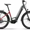 Ghost E-Teru Pro EQ Low Black / Pearl Deep Red E-Bike Hardtail Mountainbike Lage Instap