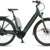 Winora Sinus R380auto I625Wh Pinegreen Matt E-Bike Trekkingfiets Lage Instap