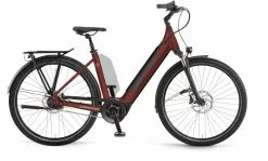 Winora Sinus N5f I625Wh Maroonred Matt E-Bike Trekkingfiets Lage Instap