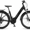 Winora Yucatan 12Pro I630Wh Schwarz Matt E-Bike Trekkingfiets Lage Instap