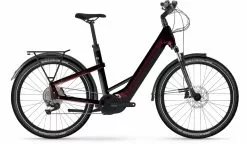 Winora Yakun X10E Darkred E-Bike Trekkingfiets Lage Instap