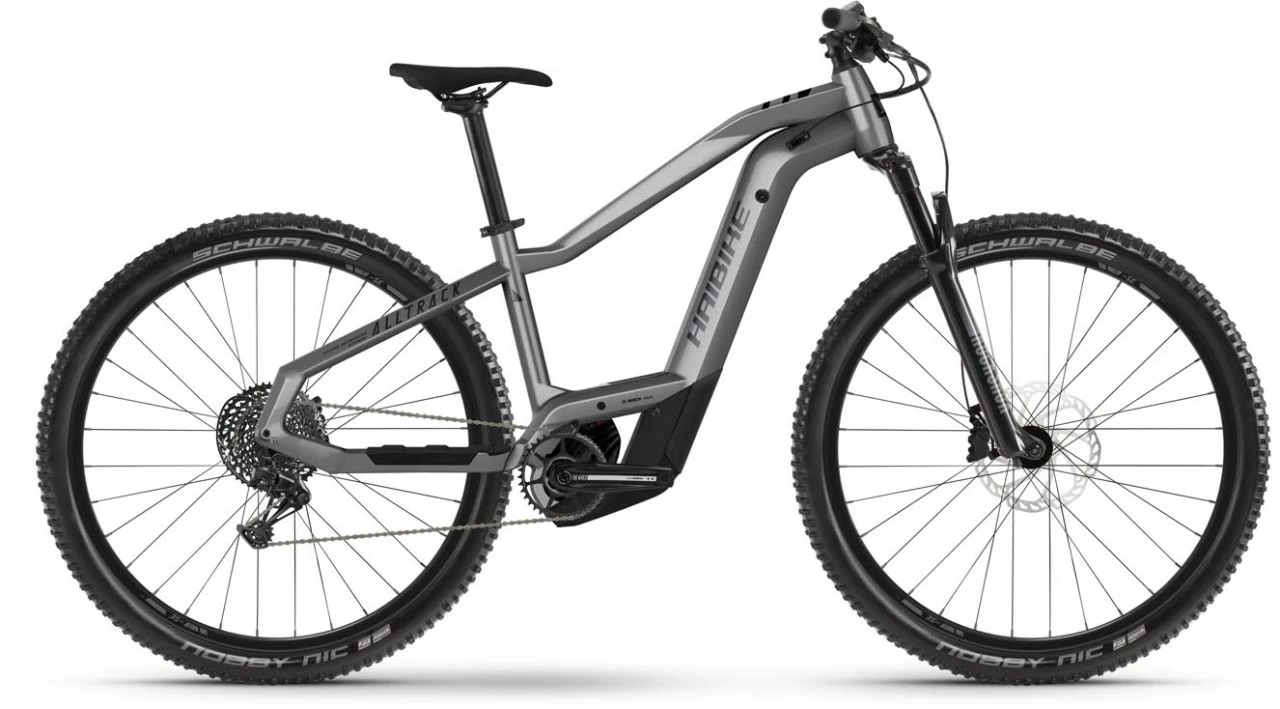 Haibike ALLTRACK 9 Matt Gloss Silver Blk E-Bike Hardtail Mountainbike 2 Haibike ALLTRACK 9 Matt Gloss Silver Blk E-Bike Hardtail Mountainbike - Afbeelding 2