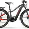 Haibike Trekking 9 I625Wh Anthracite/red E-Bike Trekkingfiets Dames