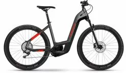 Haibike Trekking 9 Cross I625Wh Anthracite/red E-Bike Crossfiets Lage Instap