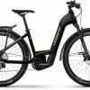 Haibike Trekking 11 Gloss Blk Metal / Tan E-Bike Trekkingfiets Lage Instap