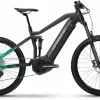 Haibike AllMtn 1 I630Wh Anthracite/turqoise E-Bike Fully Mountainbike