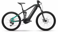 Haibike AllMtn 1 I630Wh Anthracite/turqoise E-Bike Fully Mountainbike