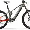 Haibike AllMtn 4 Gloss Khaki Red E-Bike Fully Mountainbike