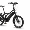 Winora Radius Tour 500Wh 20" Schwarz/schiefer Matt E-Bike Compactfiets