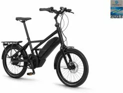 Winora Radius Tour 500Wh 20" Schwarz/schiefer Matt E-Bike Compactfiets