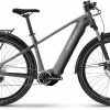 Haibike Trekking 4 Dark Silver/pearl Matt E-Bike Trekkingfiets Heren
