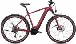 Cube Nuride Hybrid Performance 500 Allroad Darkred N Red E-Bike Hardtail Mountainbike