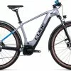 Cube Reaction Hybrid Performance 625 Allroad Polarsilver N Blue E-Bike Hardtail Mountainbike