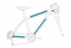 CLEARPROTECT Invisible Bike Protector Kit Matt Frame Type Pack M