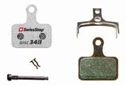 Paar SwissStop Disc 34 E Organische Remblokken Voor Shimano Road En E-bike Remmen