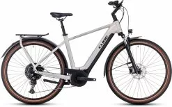 Cube Touring Hybrid Pro 500 Pearlysilver N Black E-Bike Trekkingfiets Heren