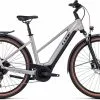Cube Touring Hybrid Pro 625 Pearlysilver N Black E-Bike Trekkingfiets Dames