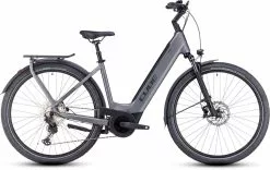 Cube Touring Hybrid EXC 625 Grey N Metal E-Bike Trekkingfiets Lage Instap