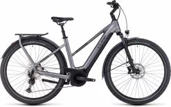 Cube Touring Hybrid EXC 625 Grey N Metal E-Bike Trekkingfiets Dames