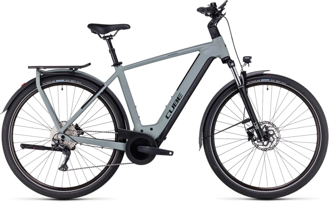 Cube Kathmandu Hybrid ONE 625 Swampgrey N Black E-Bike Trekkingfiets Heren 1 Cube Kathmandu Hybrid ONE 625 Swampgrey N Black E-Bike Trekkingfiets Heren
