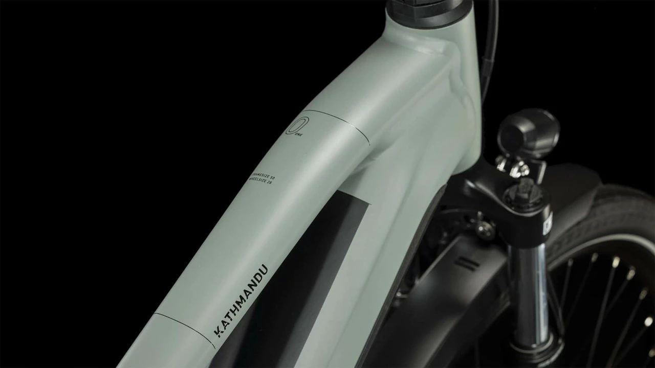 Cube Kathmandu Hybrid ONE 625 Swampgrey N Black E-Bike Trekkingfiets Dames 2 Cube Kathmandu Hybrid ONE 625 Swampgrey N Black E-Bike Trekkingfiets Dames - Afbeelding 2