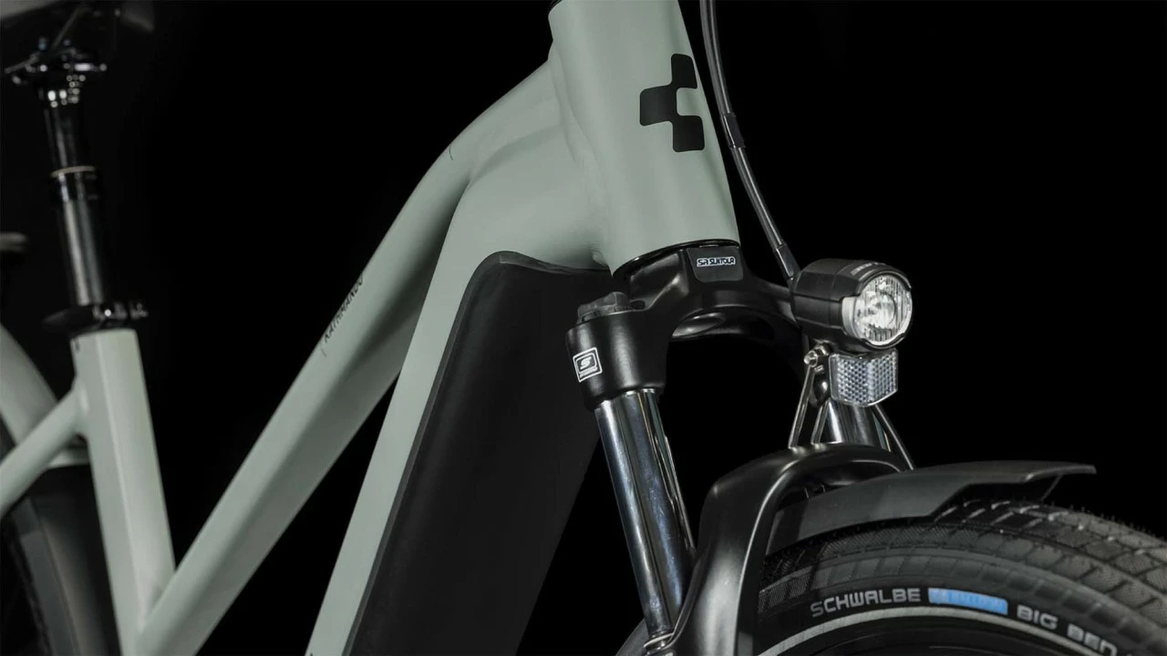 Cube Kathmandu Hybrid ONE 625 Swampgrey N Black E-Bike Trekkingfiets Dames 5 Cube Kathmandu Hybrid ONE 625 Swampgrey N Black E-Bike Trekkingfiets Dames - Afbeelding 5