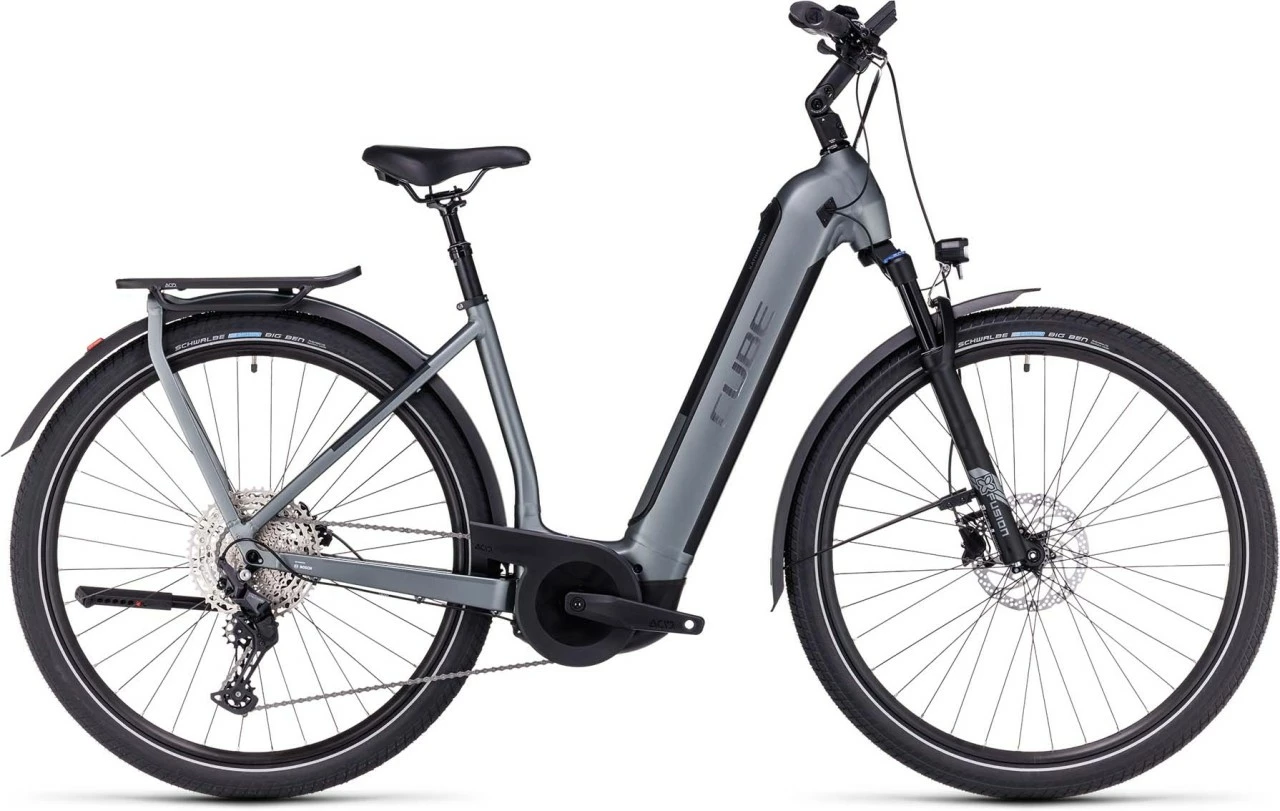 Cube Kathmandu Hybrid Pro 625 Flashgrey N Metal E-Bike Trekkingfiets Lage Instap 1 Cube Kathmandu Hybrid Pro 625 Flashgrey N Metal E-Bike Trekkingfiets Lage Instap