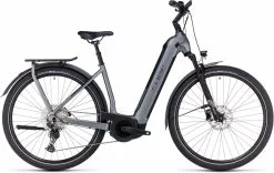 Cube Kathmandu Hybrid Pro 750 Flashgrey N Metal E-Bike Trekkingfiets Lage Instap