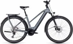 Cube Kathmandu Hybrid Pro 750 Flashgrey N Metal E-Bike Trekkingfiets Dames