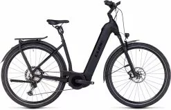 Cube Kathmandu Hybrid SLT 750 Black N Metal E-Bike Trekkingfiets Lage Instap