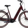 Cube Supreme Hybrid Pro 625 Red N Black E-Bike Trekkingfiets Lage Instap