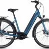 Cube Supreme Hybrid EXC 625 Blue N Black E-Bike Trekkingfiets Lage Instap