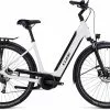Cube Supreme Sport Hybrid ONE 500 White N Black E-Bike Trekkingfiets Lage Instap