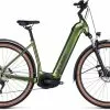 Cube Nuride Hybrid Pro 625 Allroad Shinymoss N Black E-Bike Trekkingfiets Lage Instap