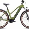 Cube Nuride Hybrid Pro 750 Allroad Shinymoss N Black E-Bike Trekkingfiets Dames