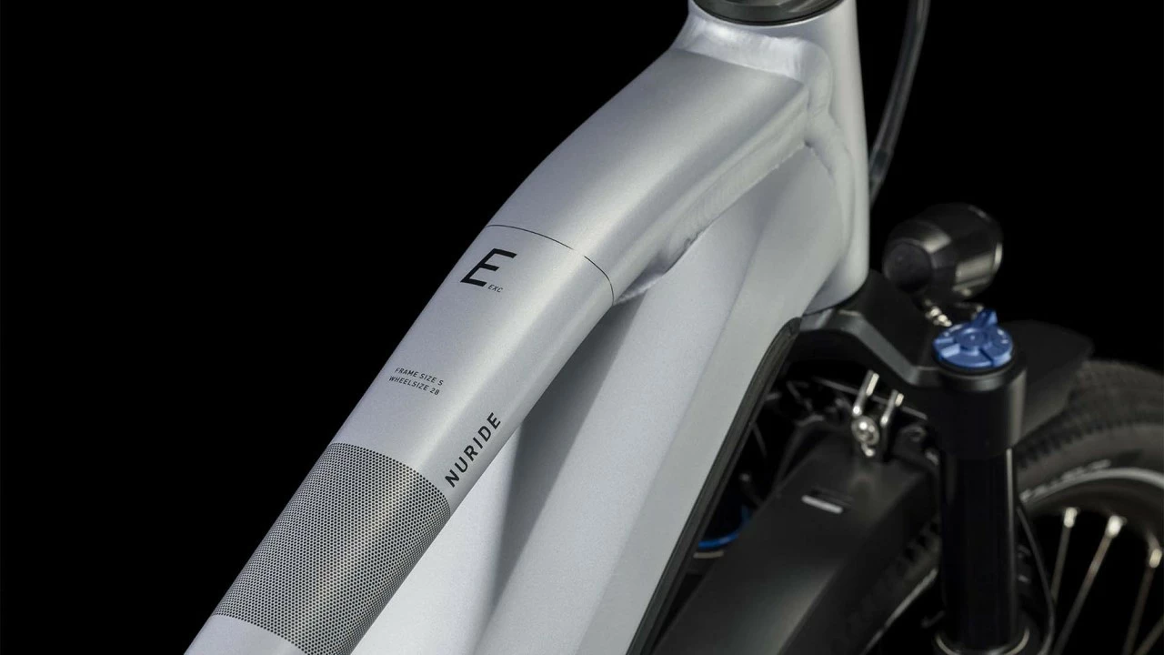 Cube Nuride Hybrid EXC 625 Allroad Polarsilver N Black E-Bike Trekkingfiets Dames 2 Cube Nuride Hybrid EXC 625 Allroad Polarsilver N Black E-Bike Trekkingfiets Dames - Afbeelding 2