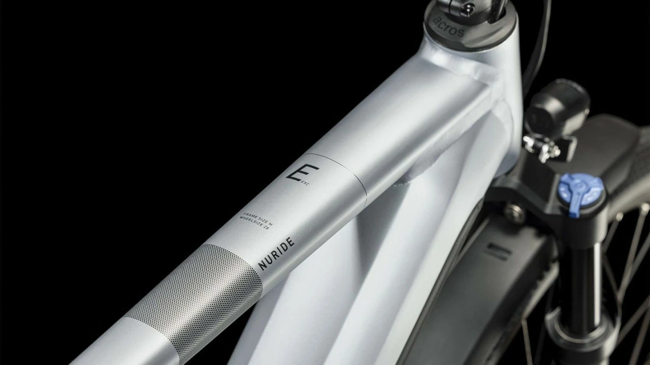 Cube Nuride Hybrid EXC 750 Allroad Polarsilver N Black E-Bike Trekkingfiets Heren 2 Cube Nuride Hybrid EXC 750 Allroad Polarsilver N Black E-Bike Trekkingfiets Heren - Afbeelding 2